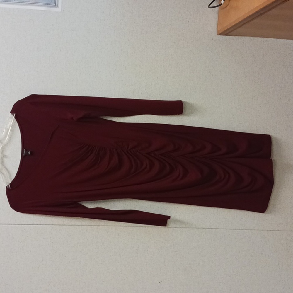 Ann Taylor Burgundy Dress